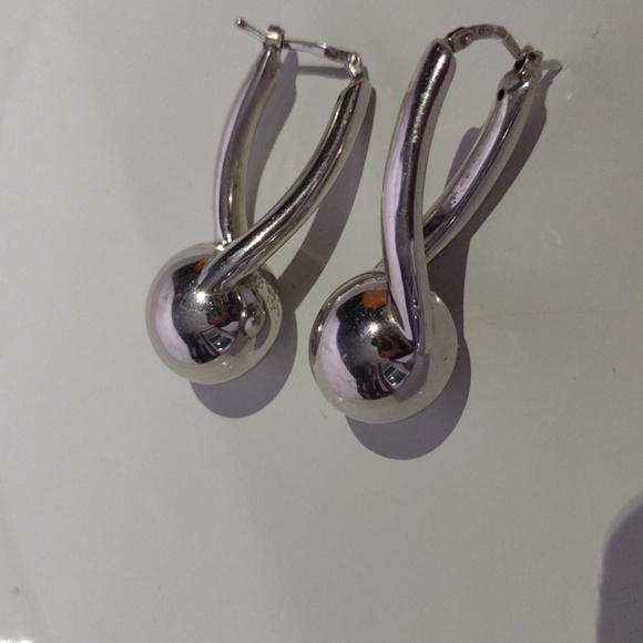 Patrick Mavros Fine London Luxury House Collection Sterling Silver Earrings 12mm - Picture 8 of 12
